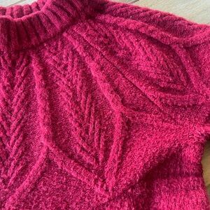 Universal Thread Red Cable Knit Sweater